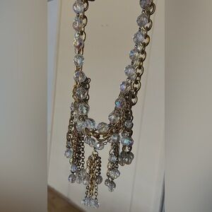 “Moonlit Chandelier” Cascade vintage Necklace